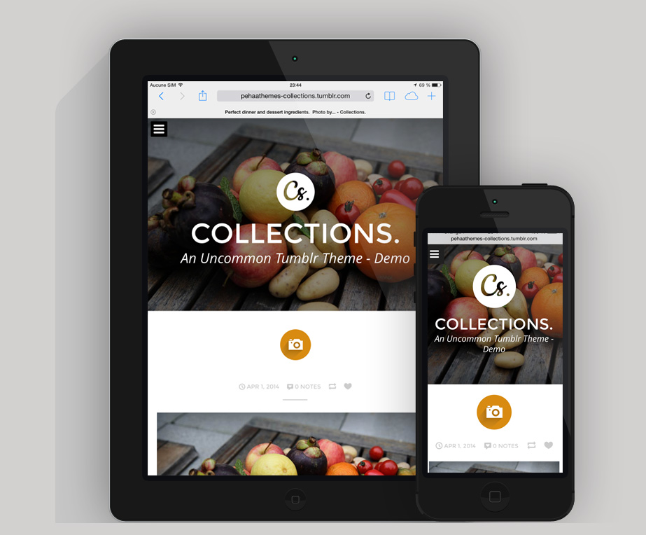 Collections is responsive