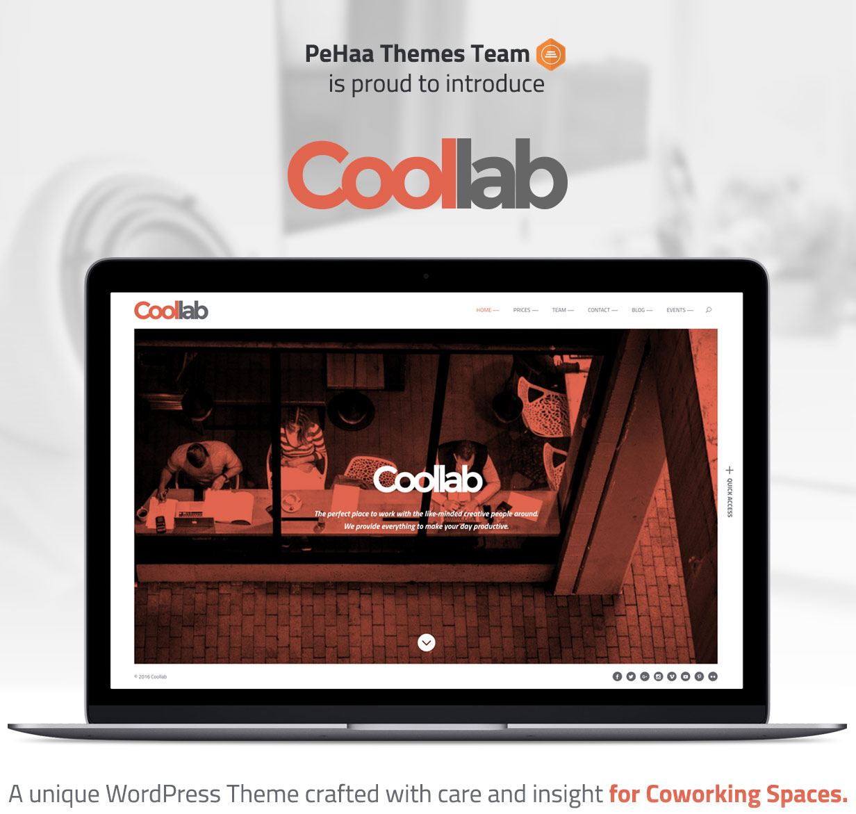 PeHaa Themes is proud to introduce Coollab.